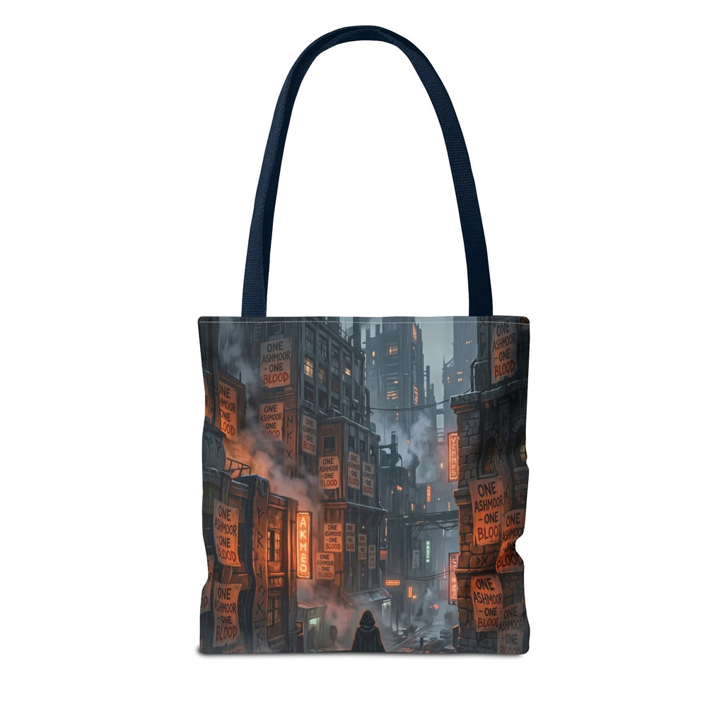One Ashmoor One Blood Tote Bag - Dark Fantasy City Book Bag