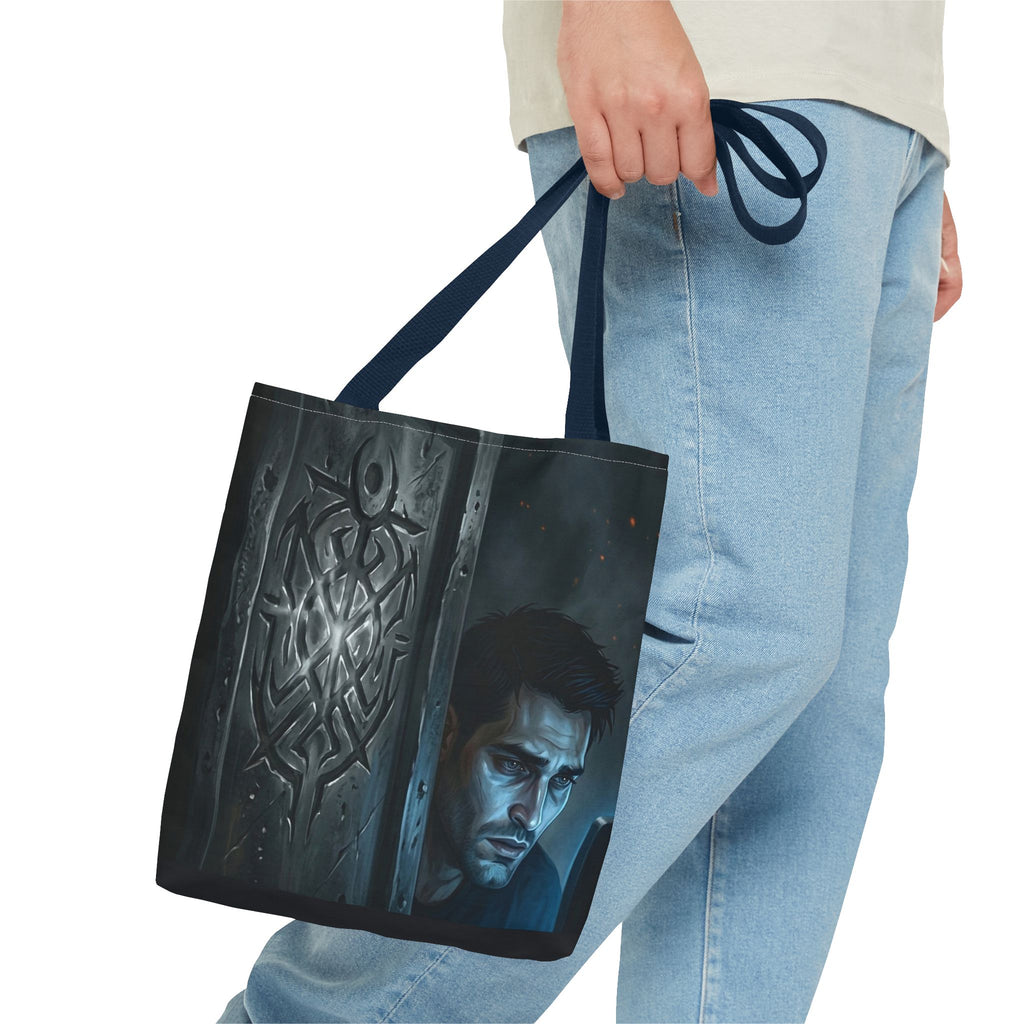 The Ward Mark Tote Bag - Gothic Rune Sigil Book Bag