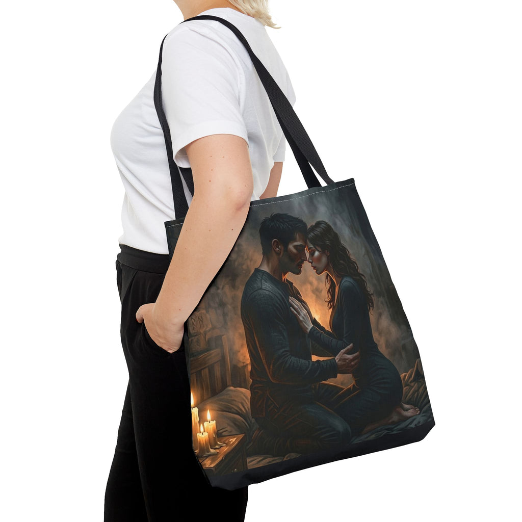 True Name Tote Bag - Candlelit Dark Romance Book Bag