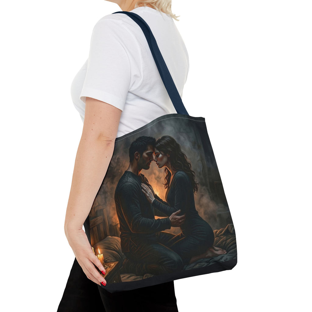 True Name Tote Bag - Candlelit Dark Romance Book Bag