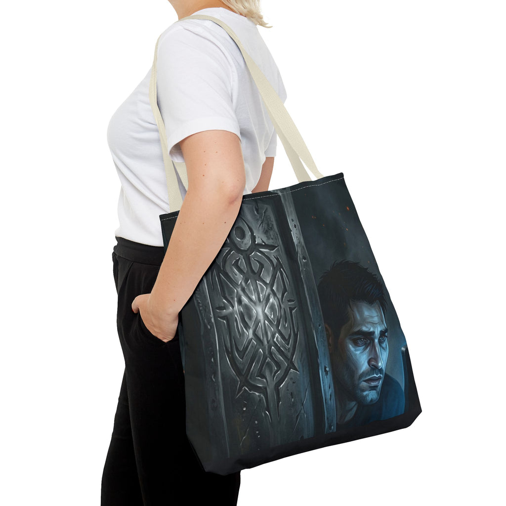 The Ward Mark Tote Bag - Gothic Rune Sigil Book Bag