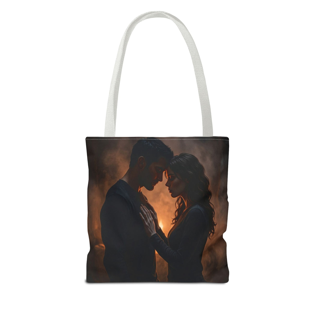 Two Shadows One Flame Tote Bag - Dark Romance Book Bag