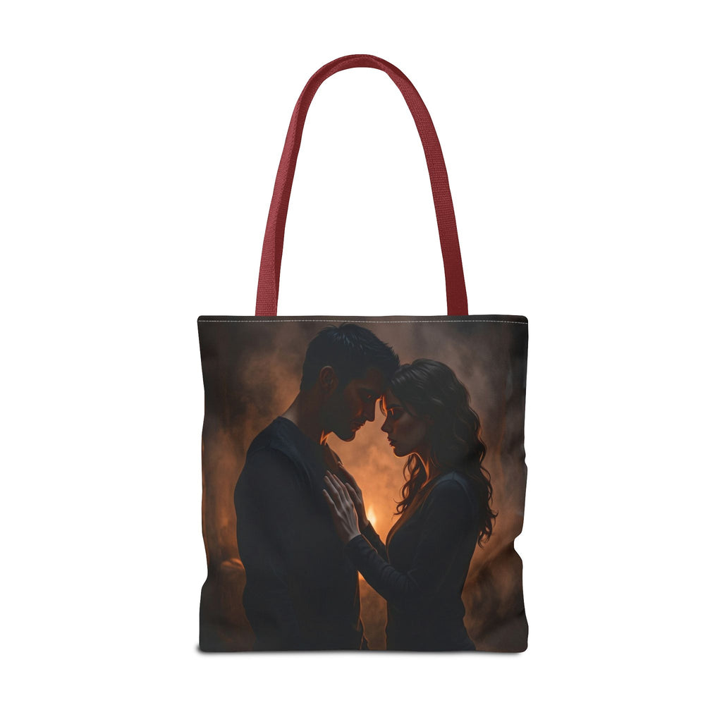 Two Shadows One Flame Tote Bag - Dark Romance Book Bag