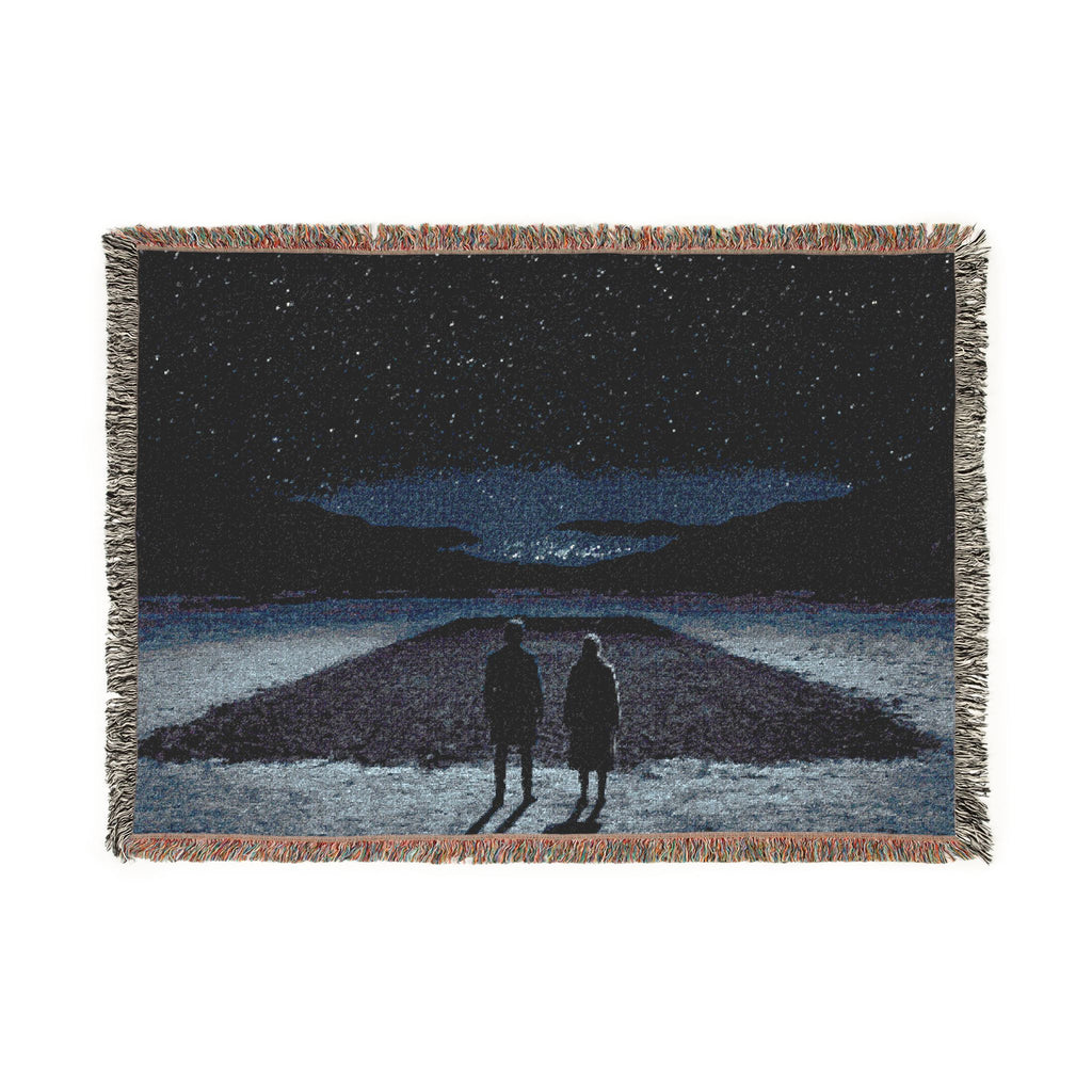 Mass Grave Scene Woven Blanket