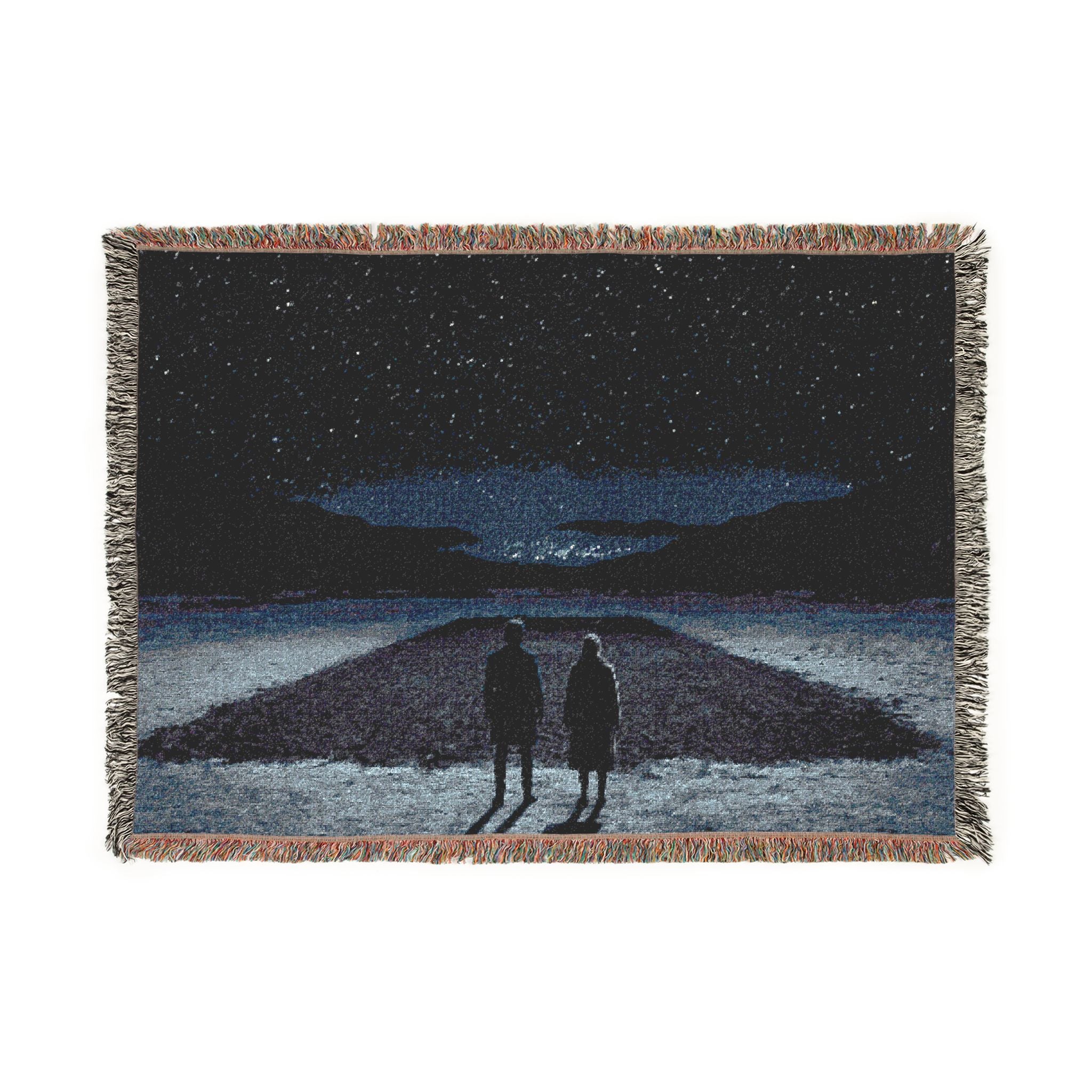 Mass Grave Scene Woven Blanket
