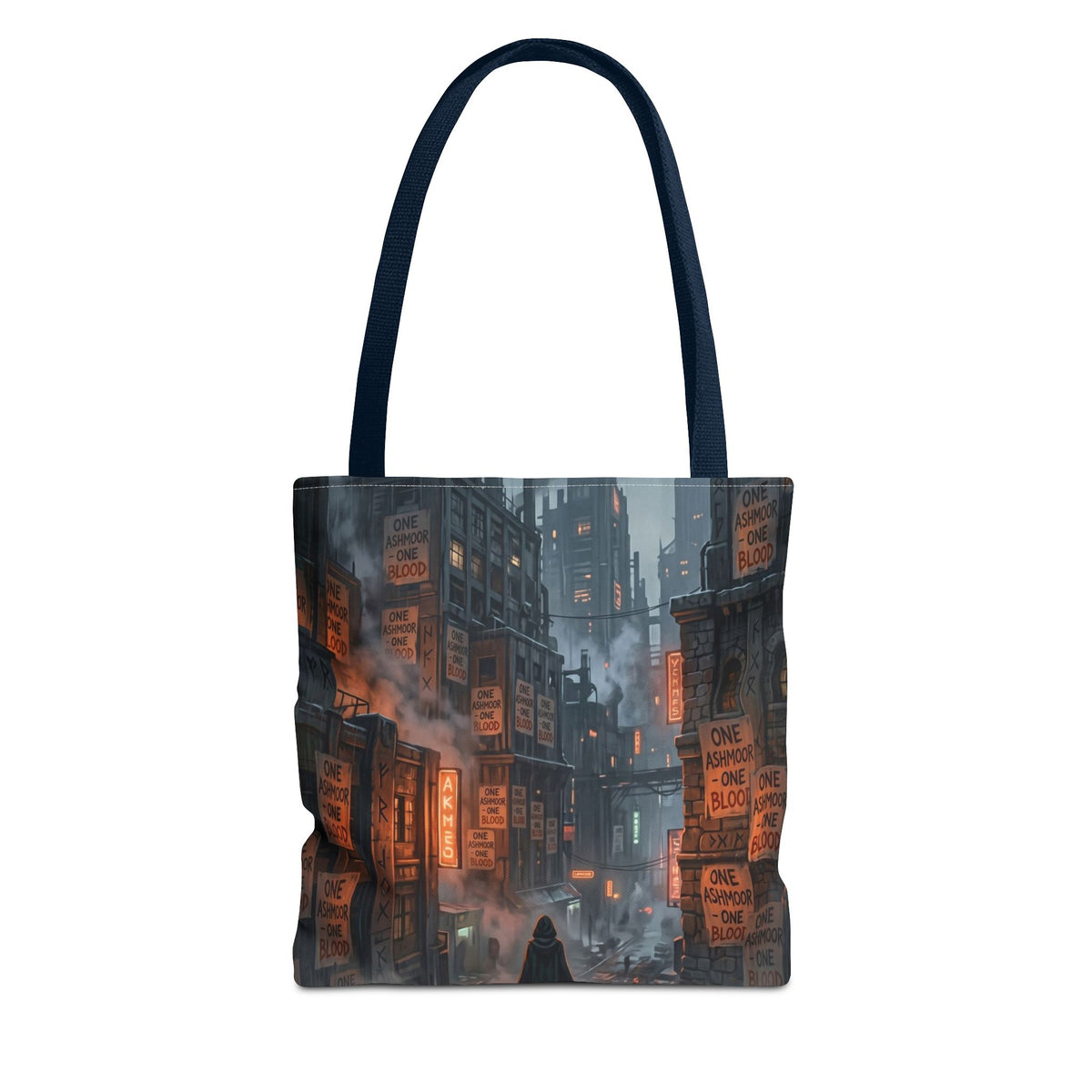 One Ashmoor One Blood Tote Bag - Dark Fantasy City Book Bag