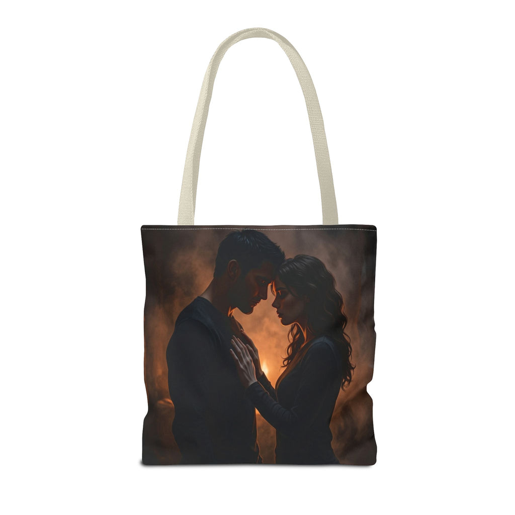 Two Shadows One Flame Tote Bag - Dark Romance Book Bag