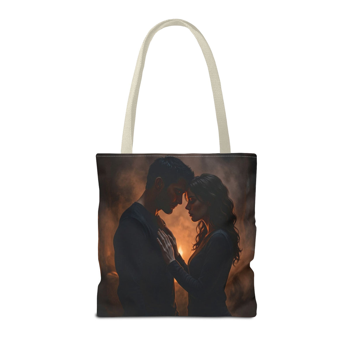 Two Shadows One Flame Tote Bag - Dark Romance Book Bag