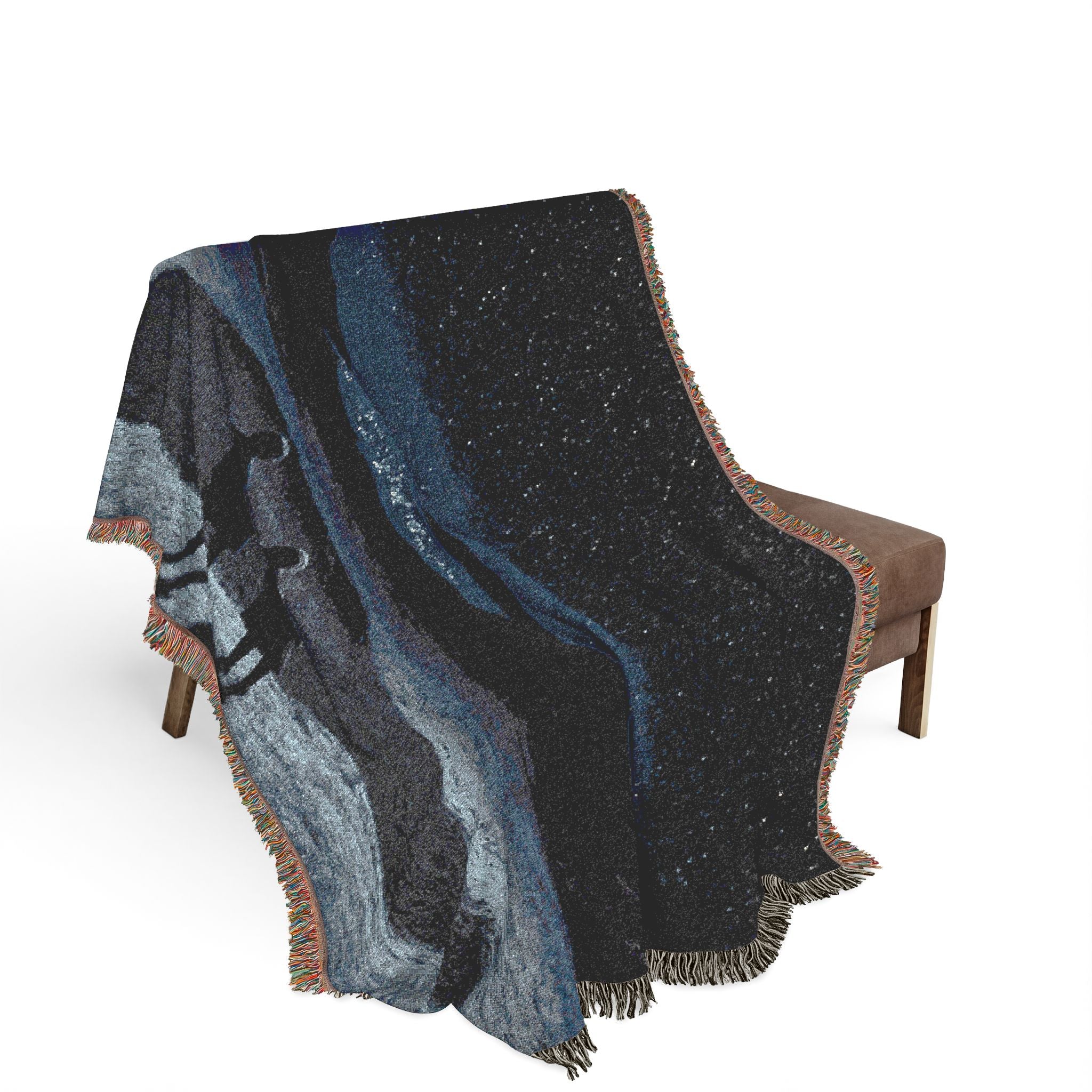 Mass Grave Scene Woven Blanket