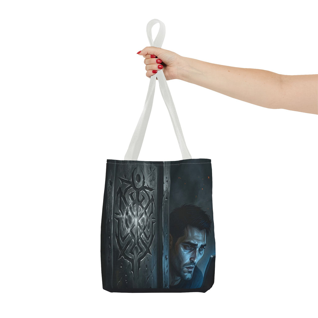 The Ward Mark Tote Bag - Gothic Rune Sigil Book Bag