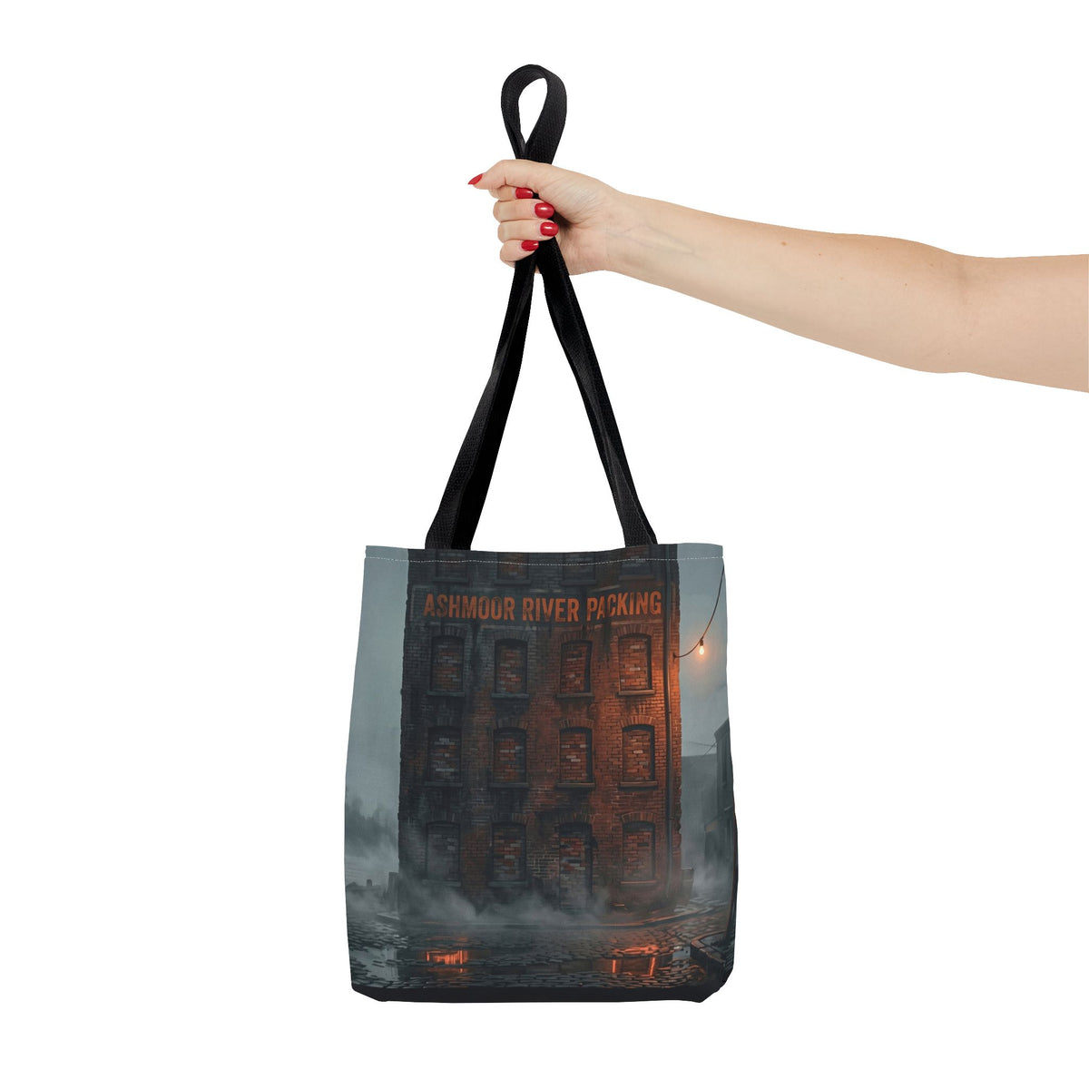 Ashmoor River Packing Tote Bag - Gothic Industrial Book Bag