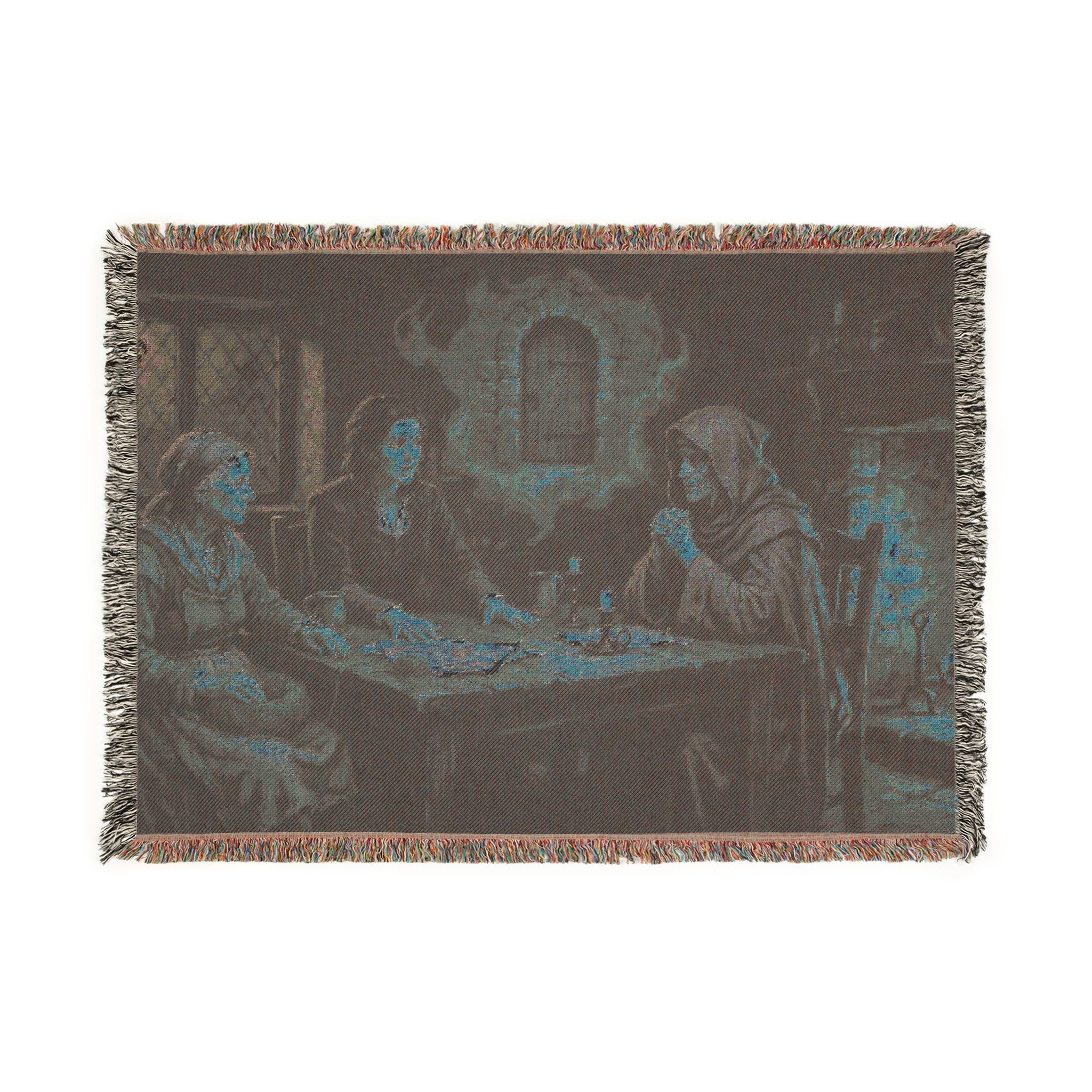 Woven Blanket - Vintage Tarot Card Readers Tapestry Throw