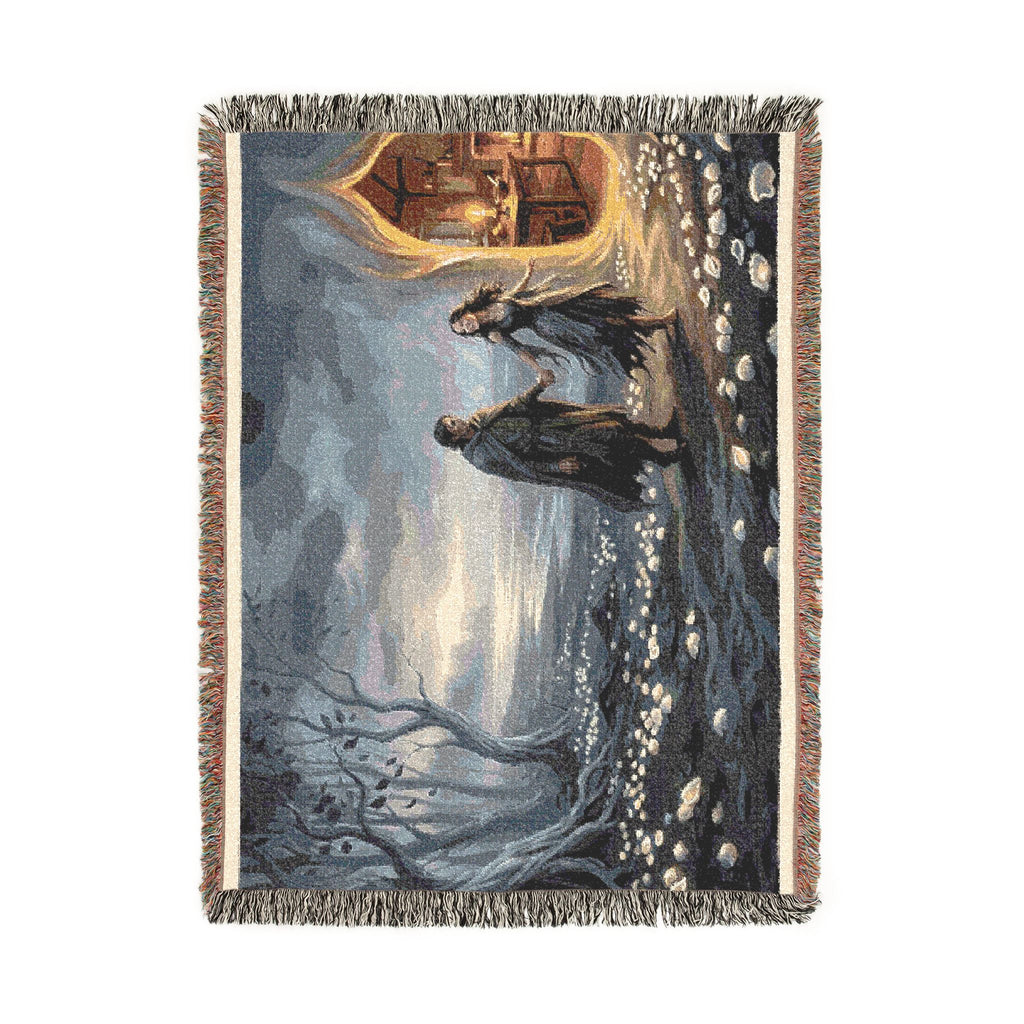 Blossom Field Woven Blanket — Fairy Tale Reunion Storybook Throw