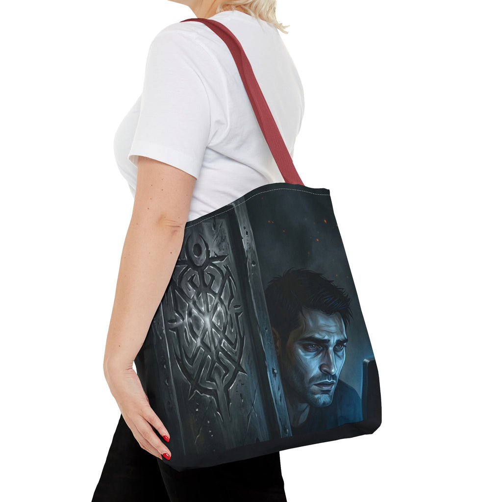 The Ward Mark Tote Bag - Gothic Rune Sigil Book Bag