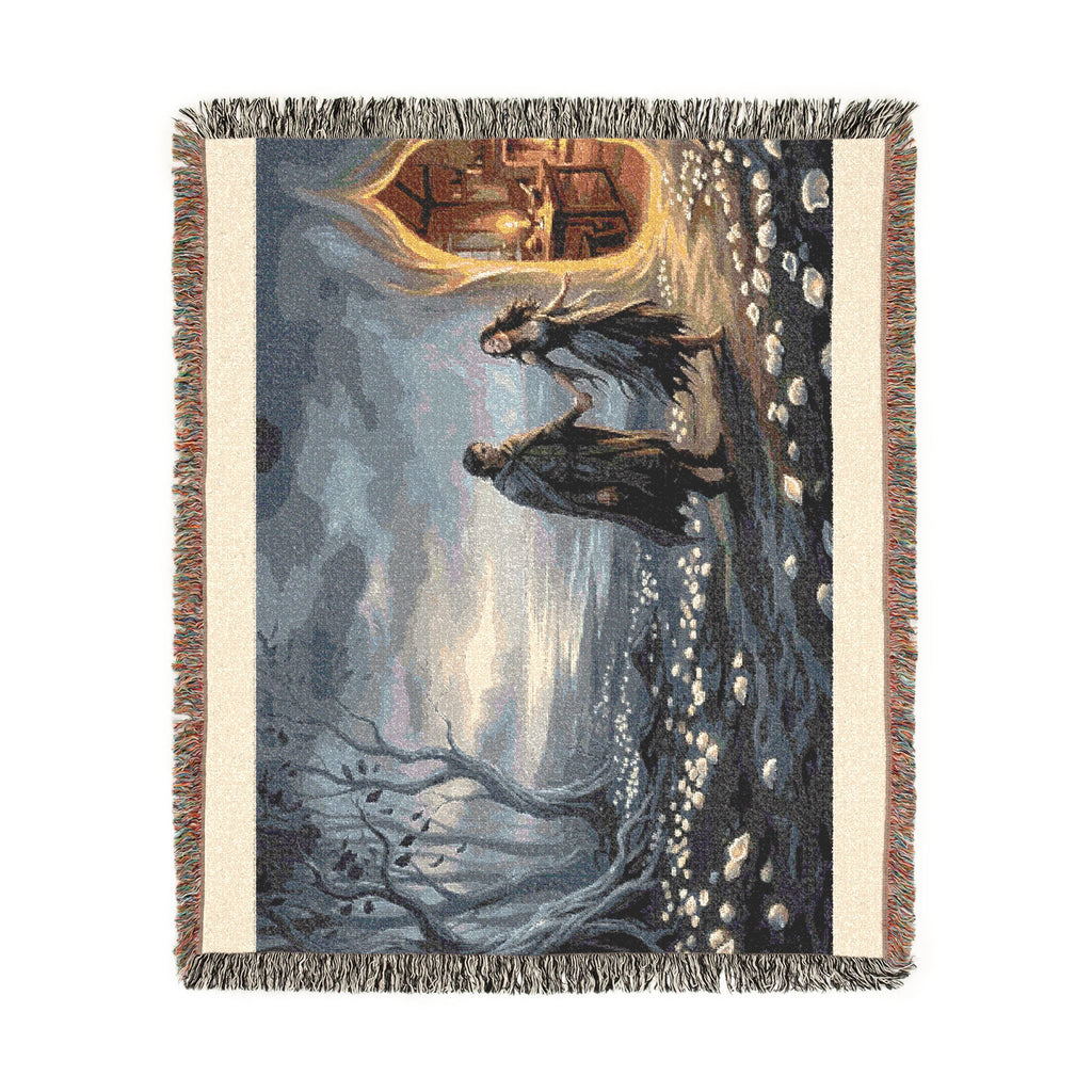 Blossom Field Woven Blanket — Fairy Tale Reunion Storybook Throw