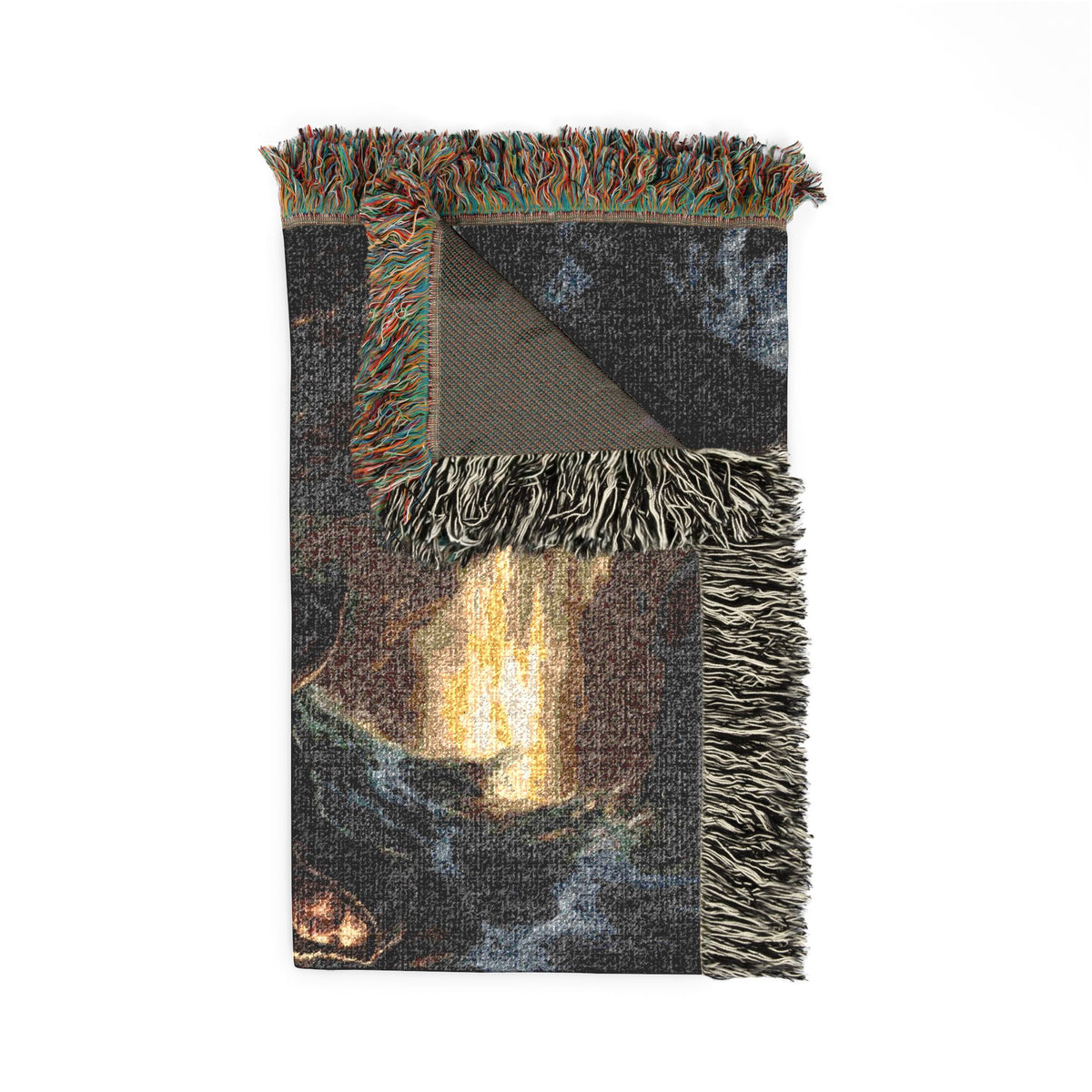 Woven Blanket — Angelic Sword & Light Tapestry Throw