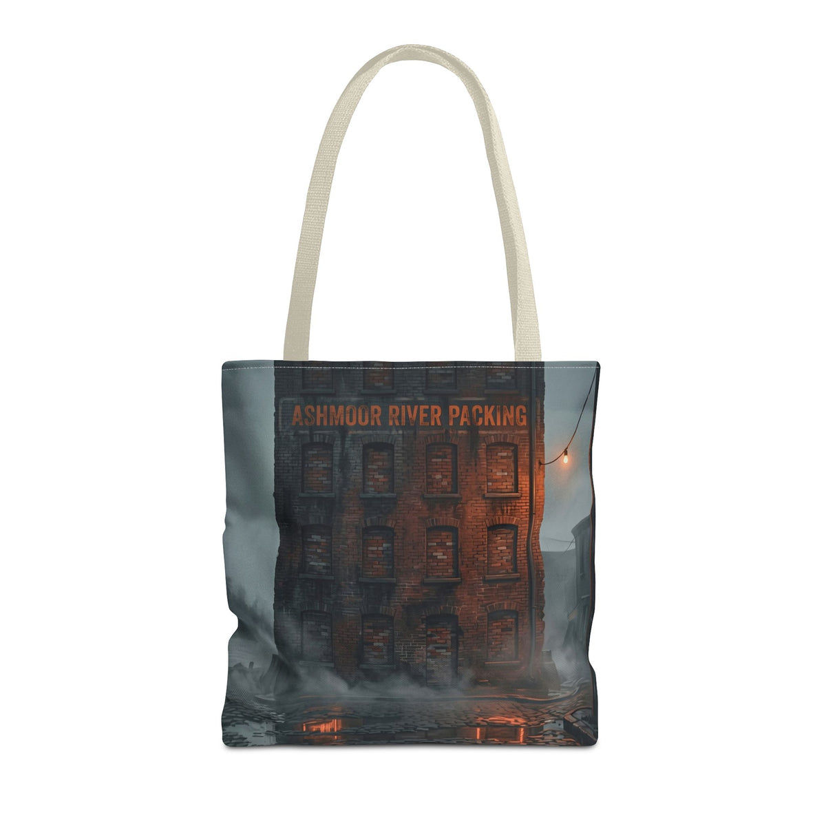 Ashmoor River Packing Tote Bag - Gothic Industrial Book Bag