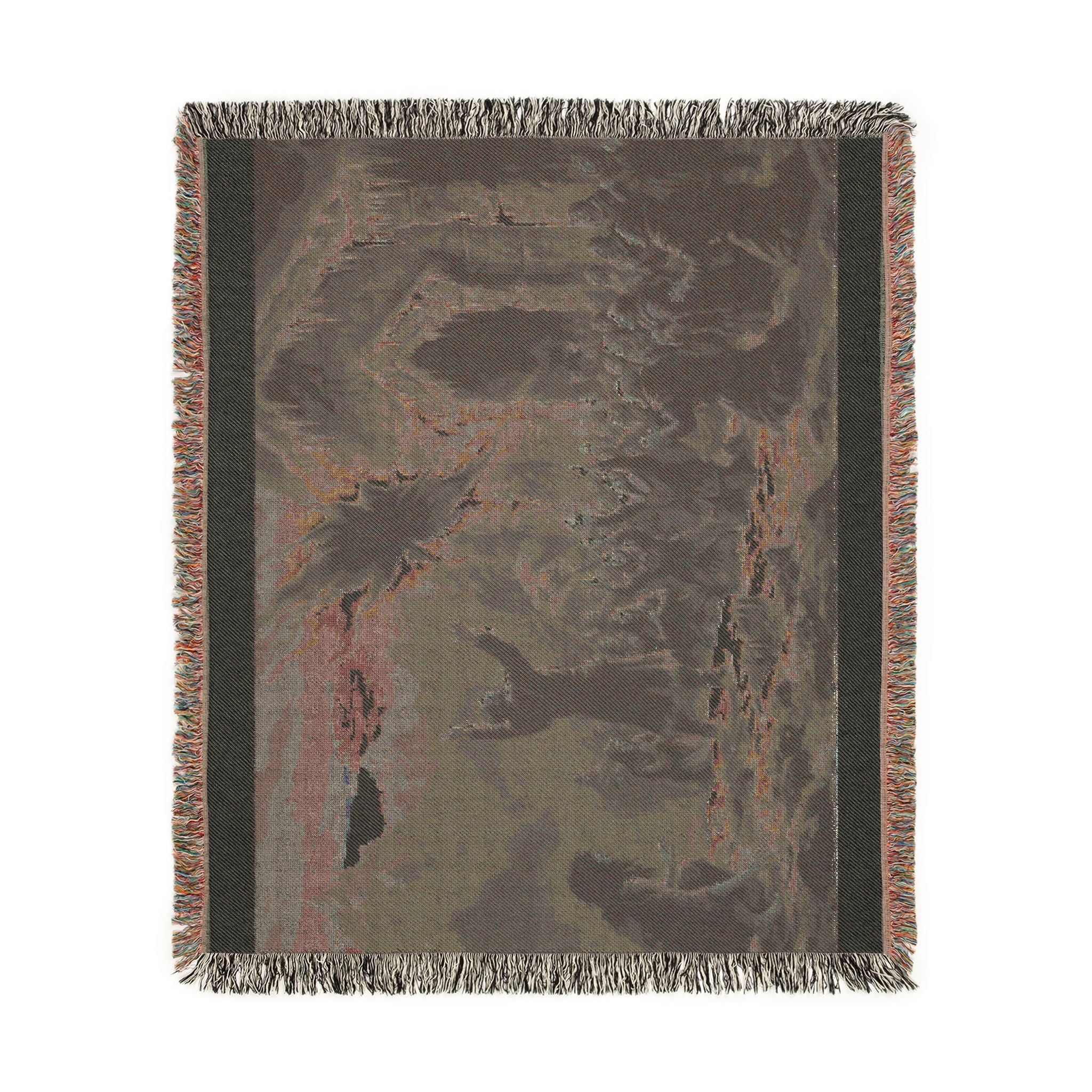 Wizard's Crowd Woven Blanket — Fantasy Sky Rupture Throw