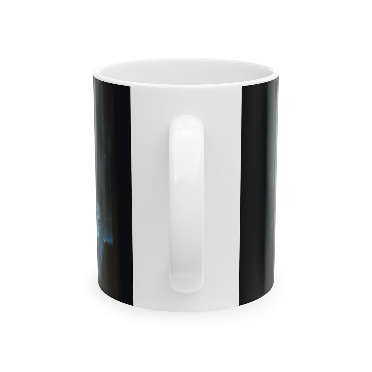 The Ward Mark Ceramic Mug - Gothic Rune Sigil Coffee Cup