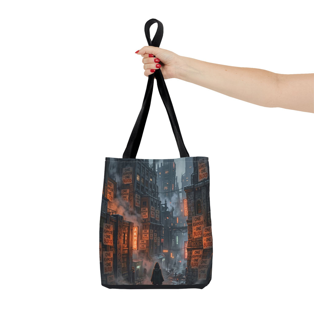 One Ashmoor One Blood Tote Bag - Dark Fantasy City Book Bag