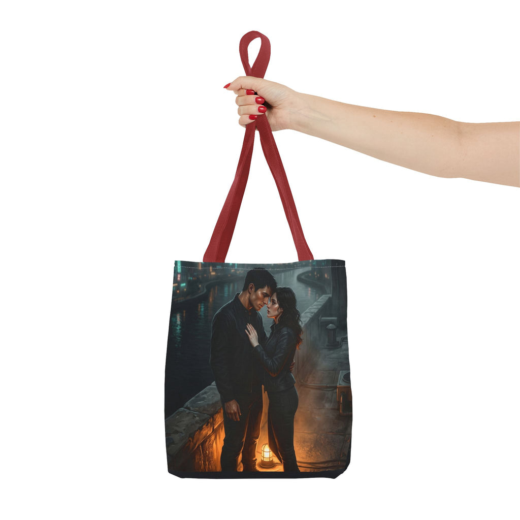 Rooftop Vow Tote Bag - Dark Fantasy Romance Book Bag