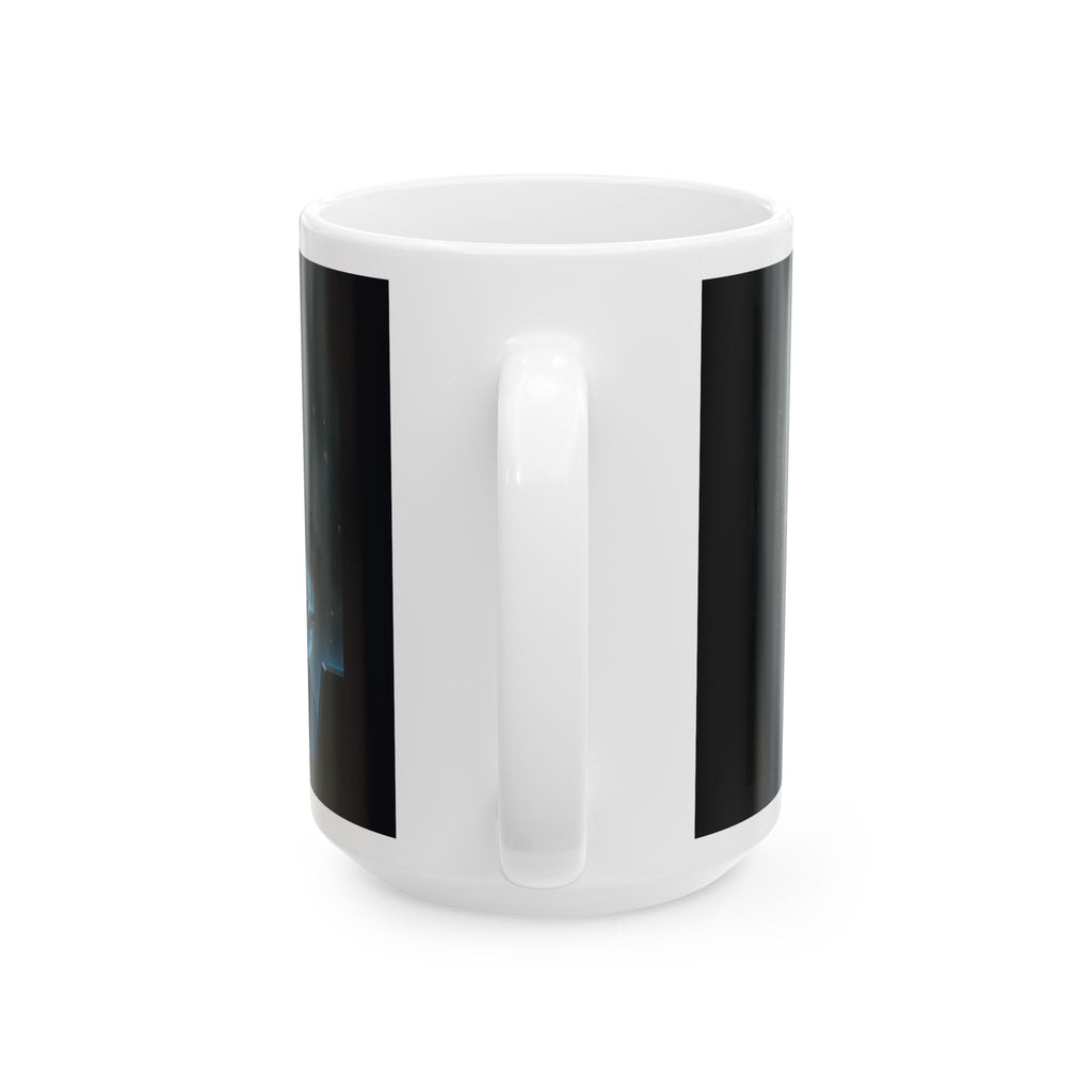 The Ward Mark Ceramic Mug - Gothic Rune Sigil Coffee Cup