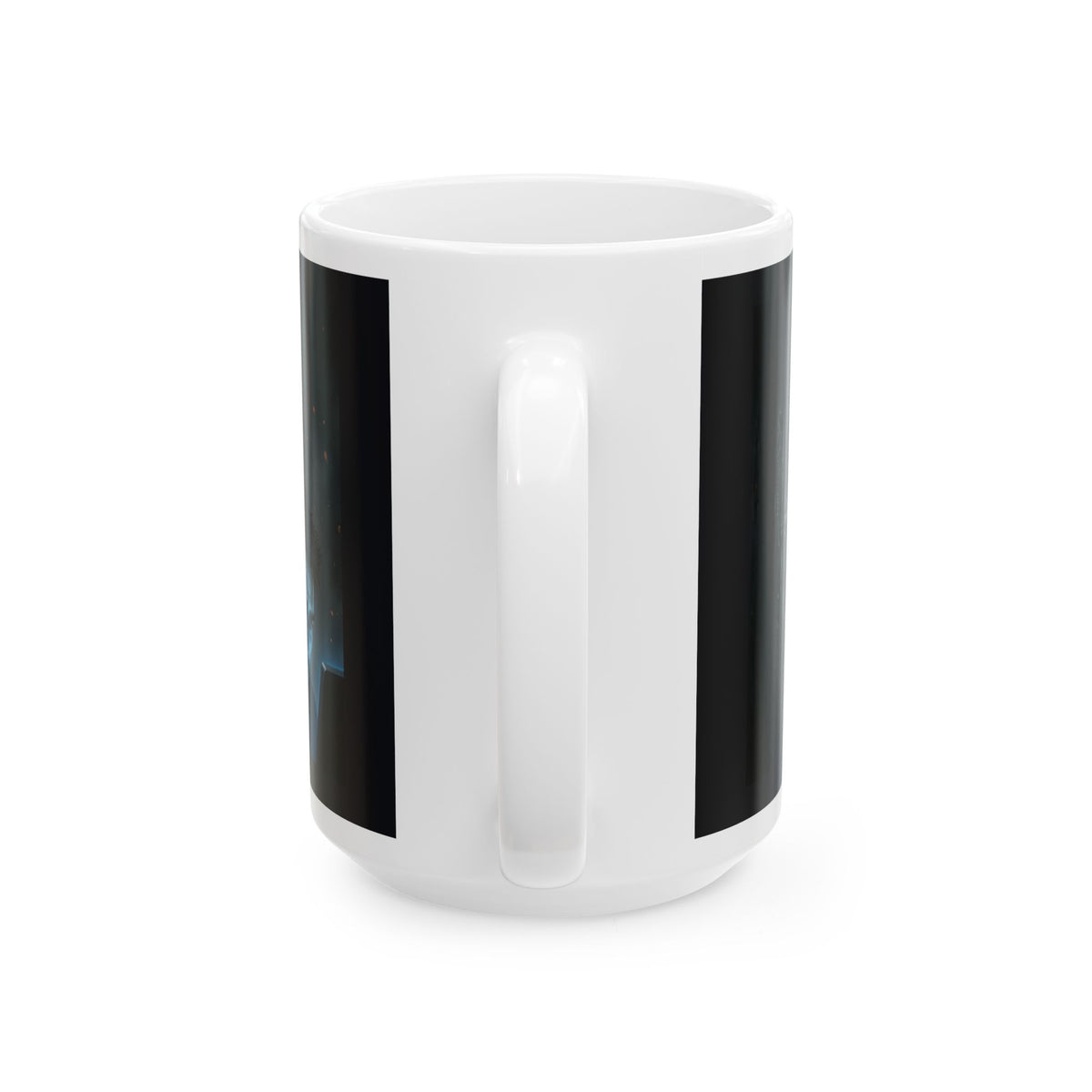 The Ward Mark Ceramic Mug - Gothic Rune Sigil Coffee Cup