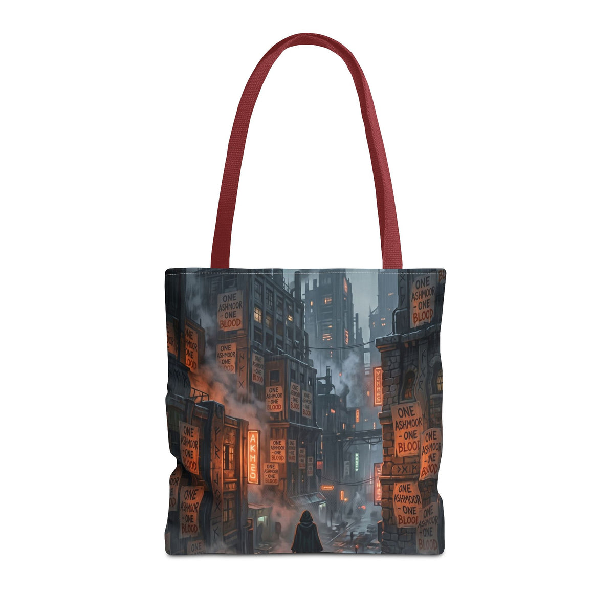 One Ashmoor One Blood Tote Bag - Dark Fantasy City Book Bag