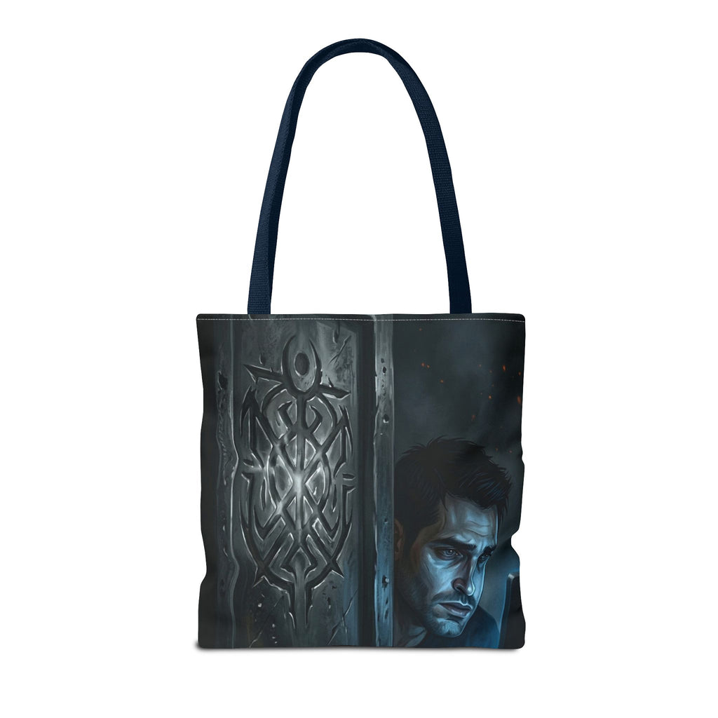 The Ward Mark Tote Bag - Gothic Rune Sigil Book Bag