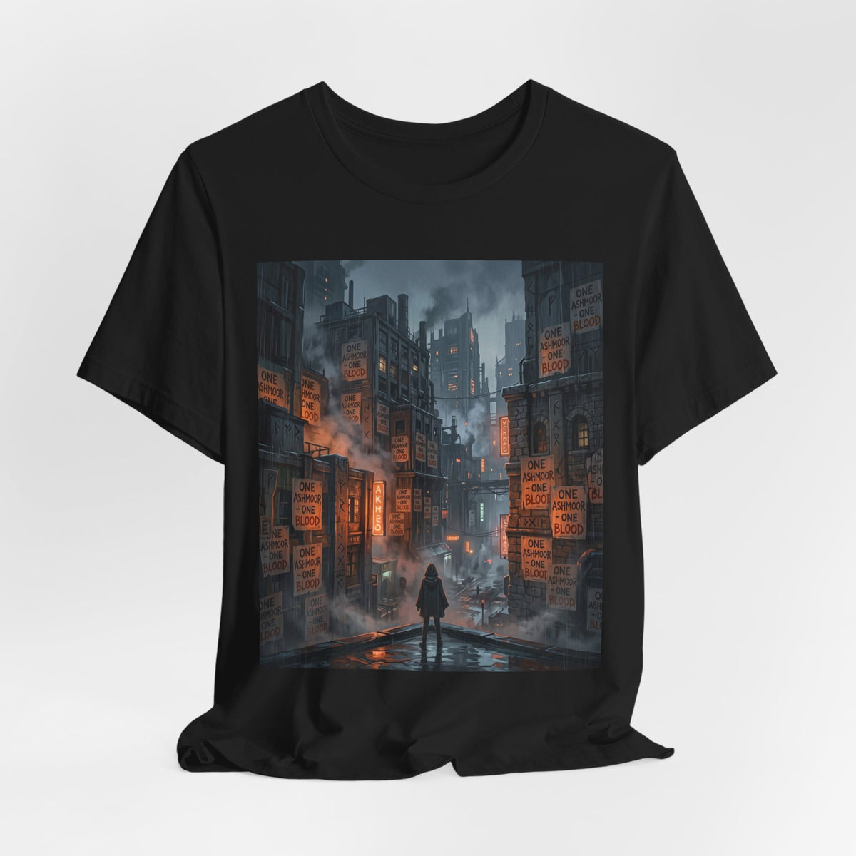 One Ashmoor One Blood T-Shirt - Dark Fantasy City Bookish Tee