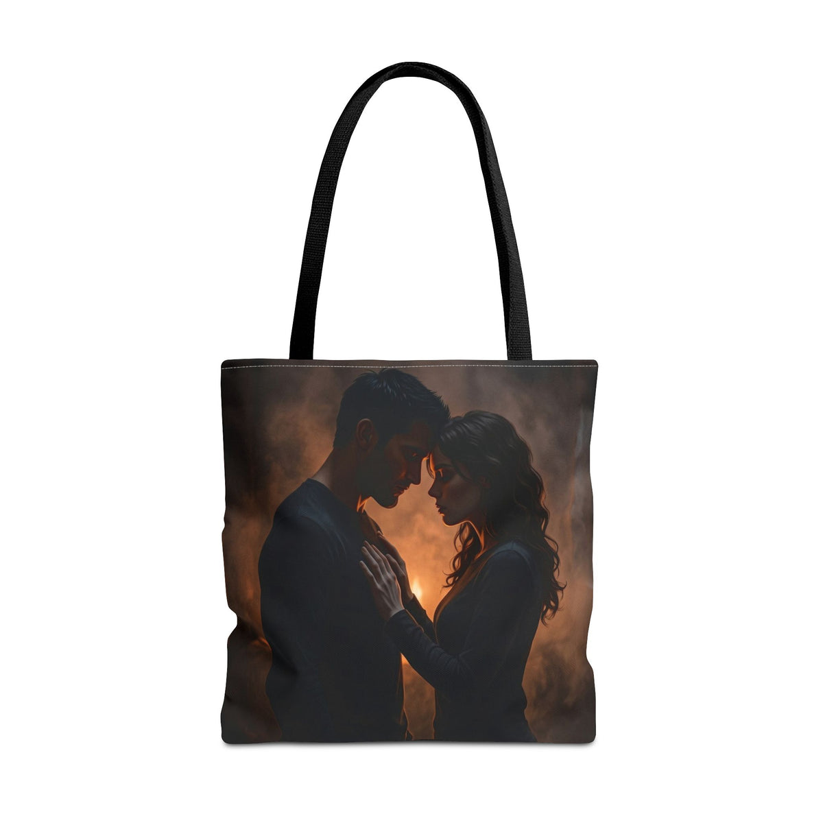 Two Shadows One Flame Tote Bag - Dark Romance Book Bag