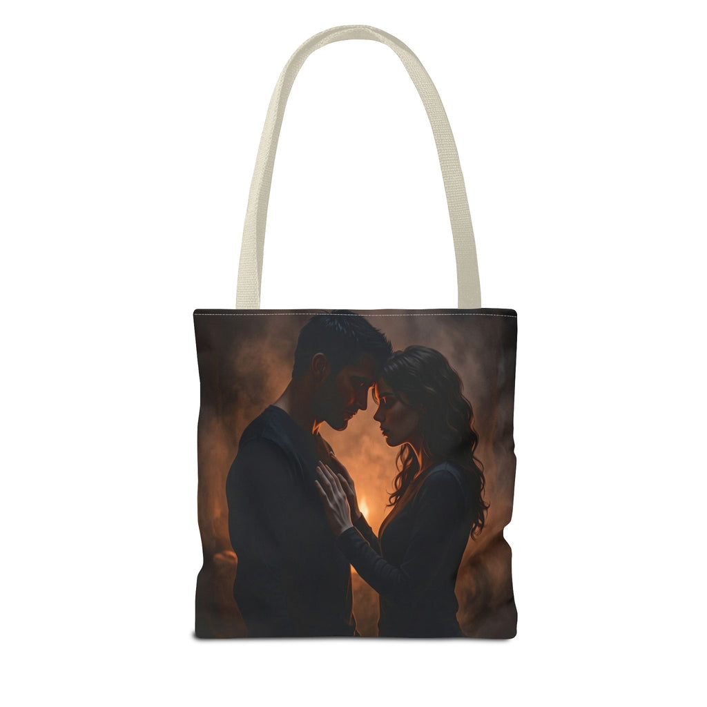 Two Shadows One Flame Tote Bag - Dark Romance Book Bag