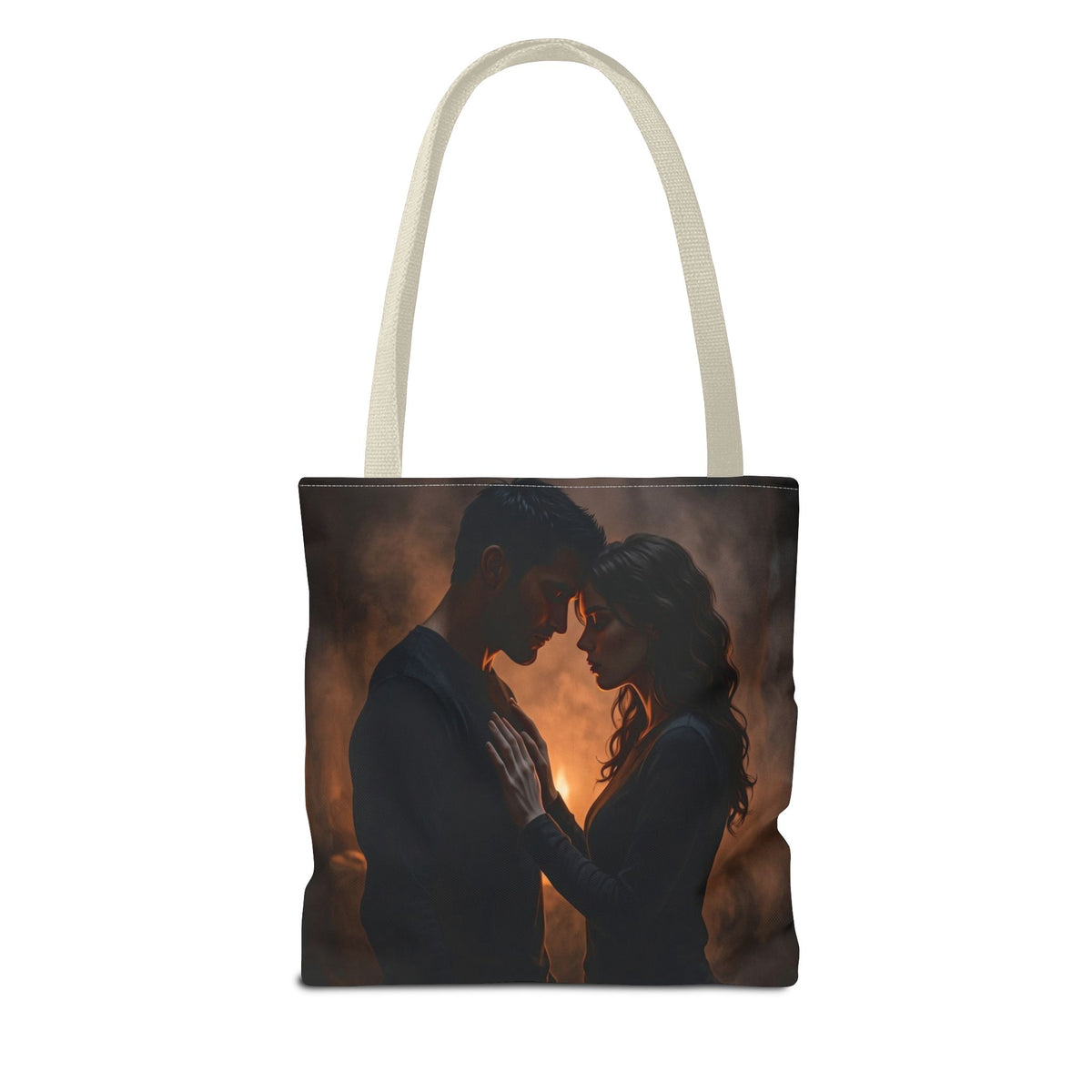Two Shadows One Flame Tote Bag - Dark Romance Book Bag
