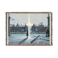 Woven Blanket — Cityscape Night & Dawn Tapestry Throw