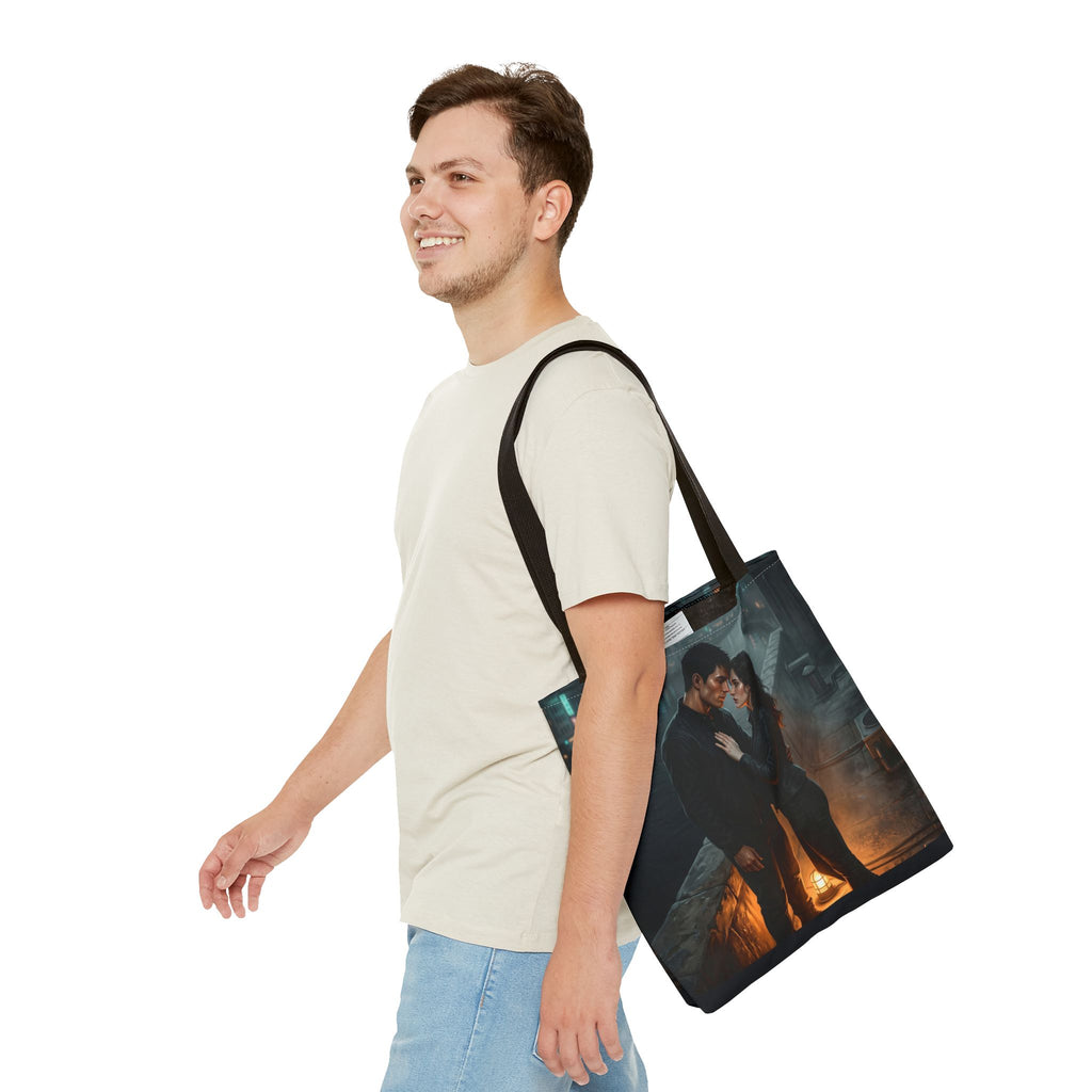 Rooftop Vow Tote Bag - Dark Fantasy Romance Book Bag