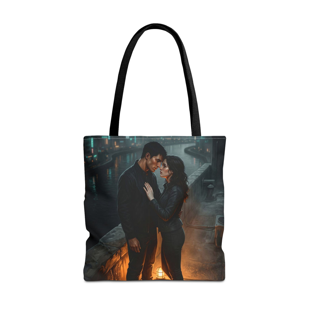 Rooftop Vow Tote Bag - Dark Fantasy Romance Book Bag