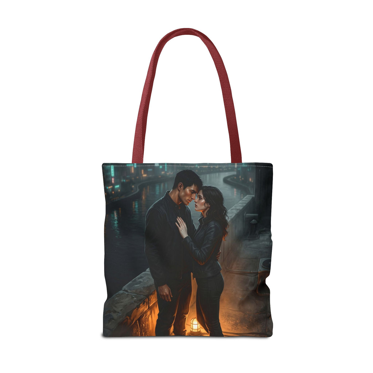 Rooftop Vow Tote Bag - Dark Fantasy Romance Book Bag