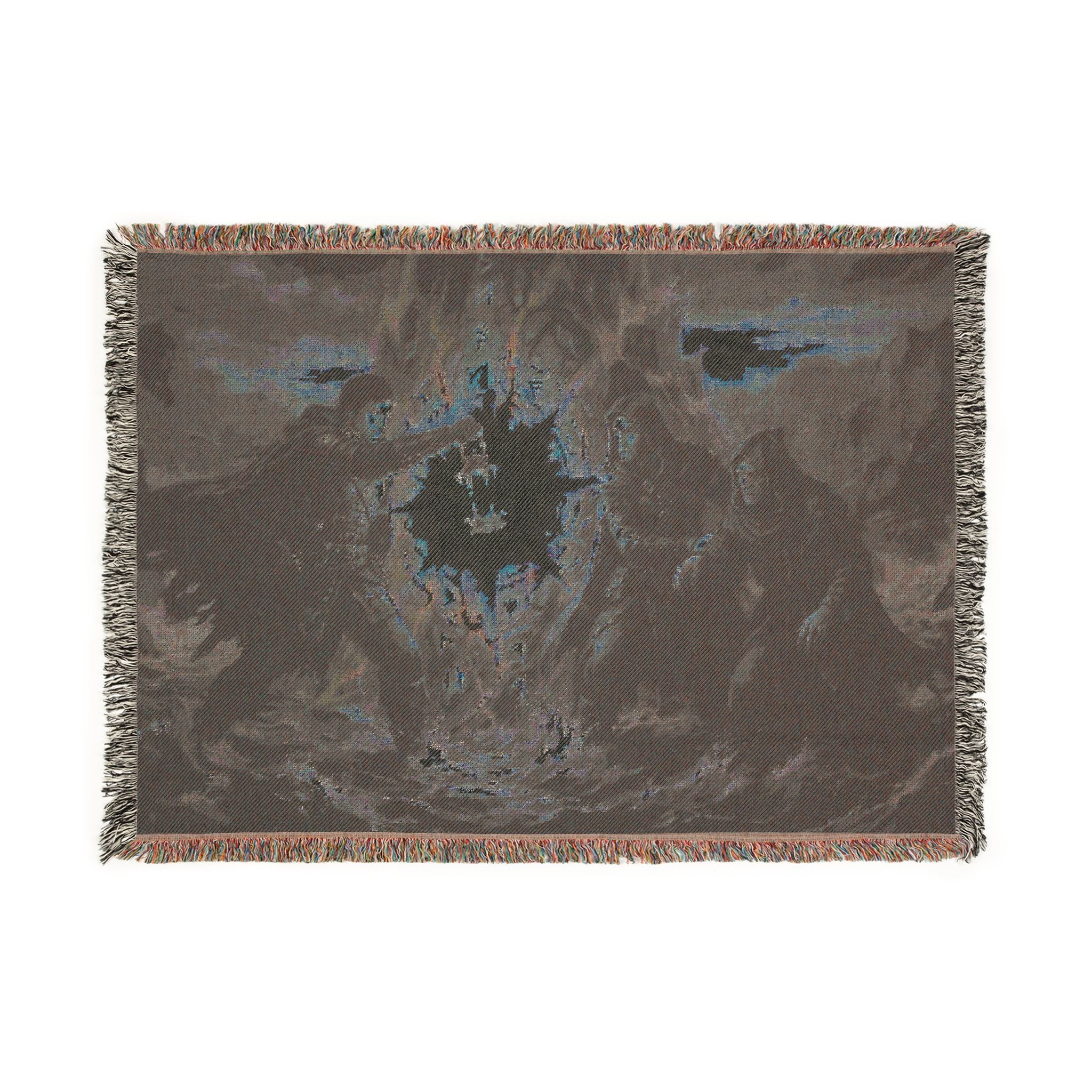 Woven Blanket — Angelic Sword & Light Tapestry Throw