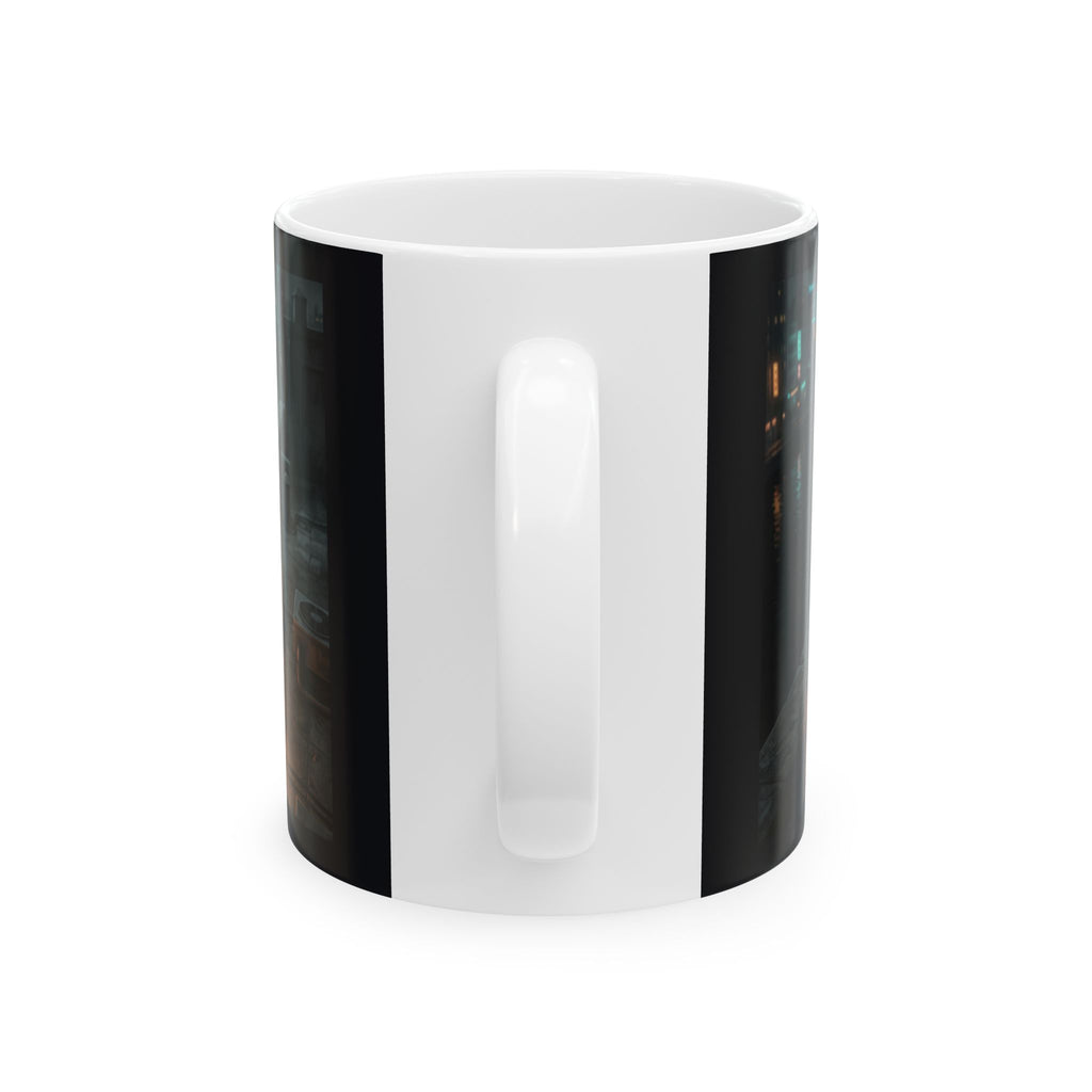 Rooftop Vow Ceramic Mug - Dark Fantasy Romance Coffee Cup