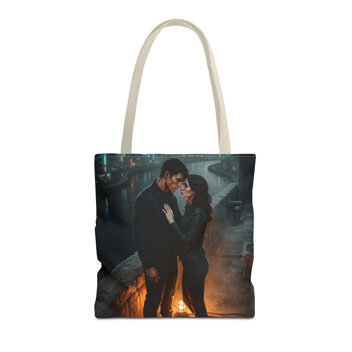 Rooftop Vow Tote Bag - Dark Fantasy Romance Book Bag