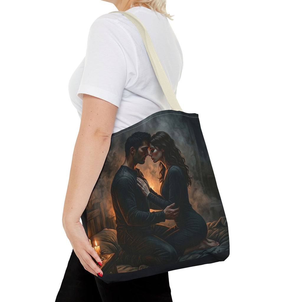 True Name Tote Bag - Candlelit Dark Romance Book Bag