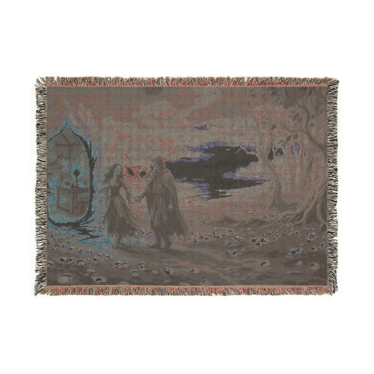 Blossom Field Woven Blanket — Fairy Tale Reunion Storybook Throw