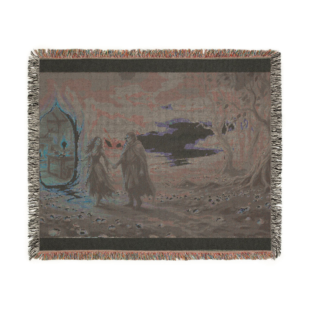 Blossom Field Woven Blanket — Fairy Tale Reunion Storybook Throw