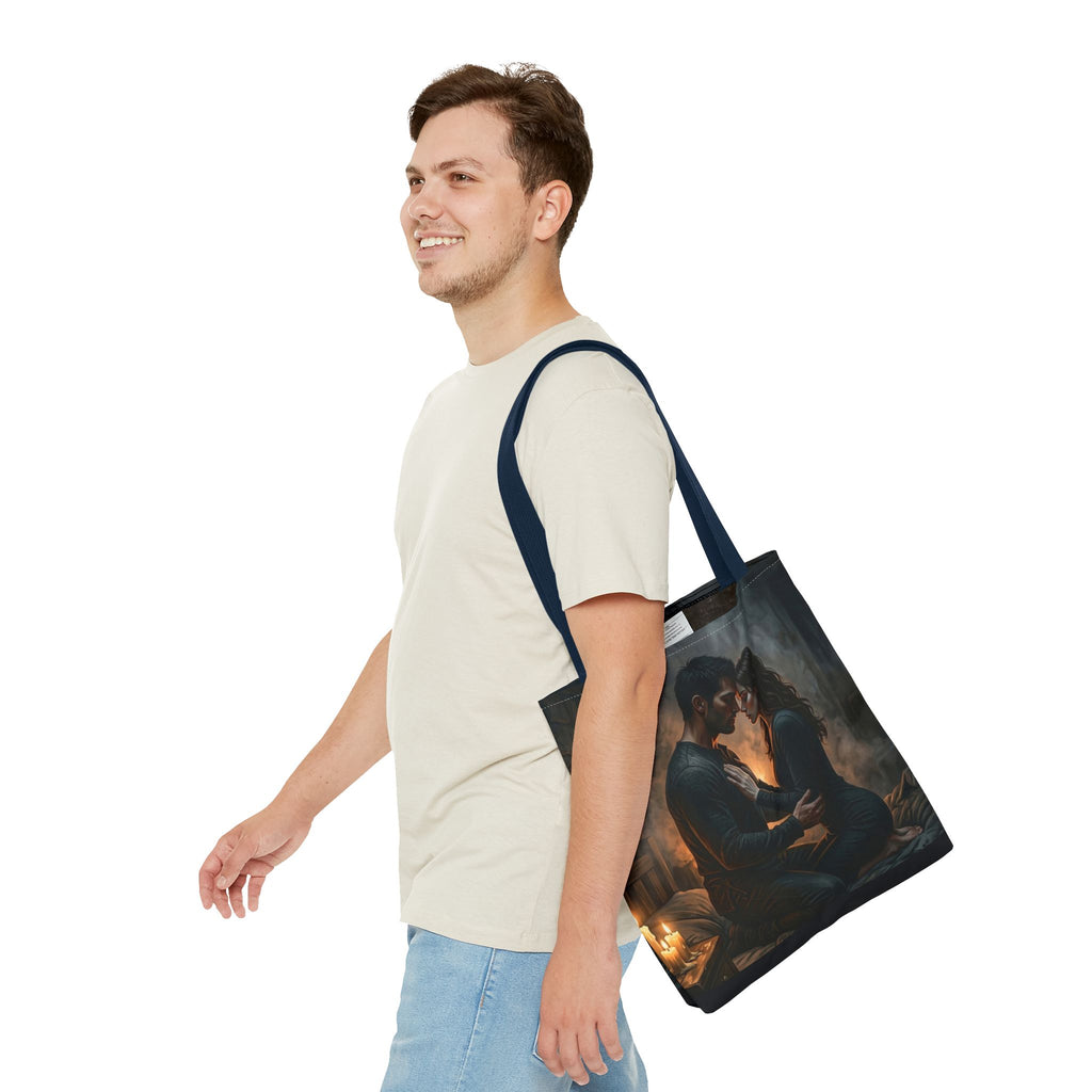 True Name Tote Bag - Candlelit Dark Romance Book Bag