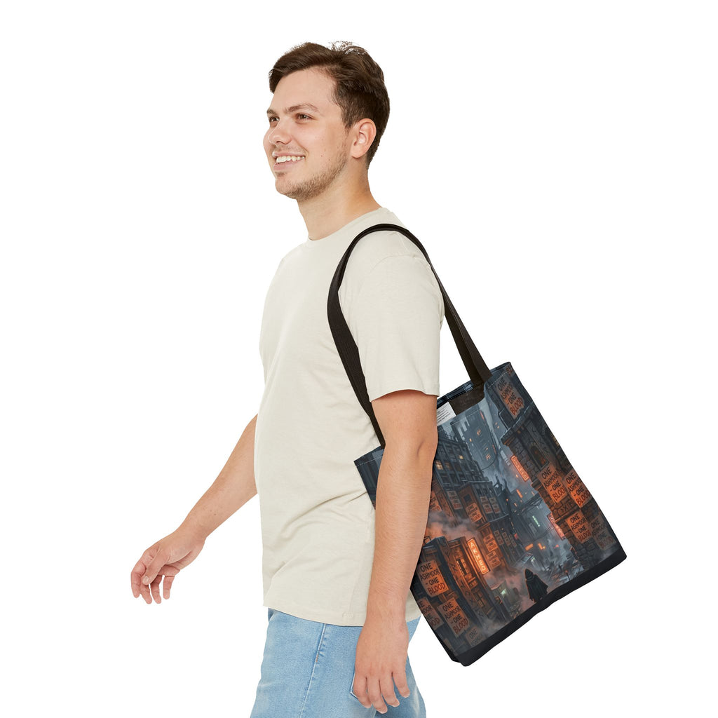 One Ashmoor One Blood Tote Bag - Dark Fantasy City Book Bag