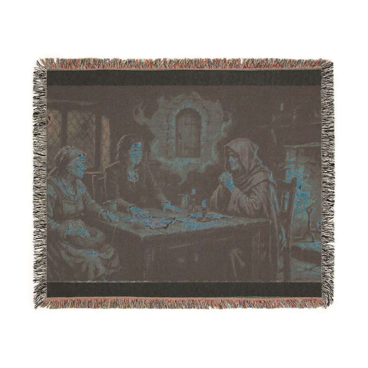 Woven Blanket - Vintage Tarot Card Readers Tapestry Throw