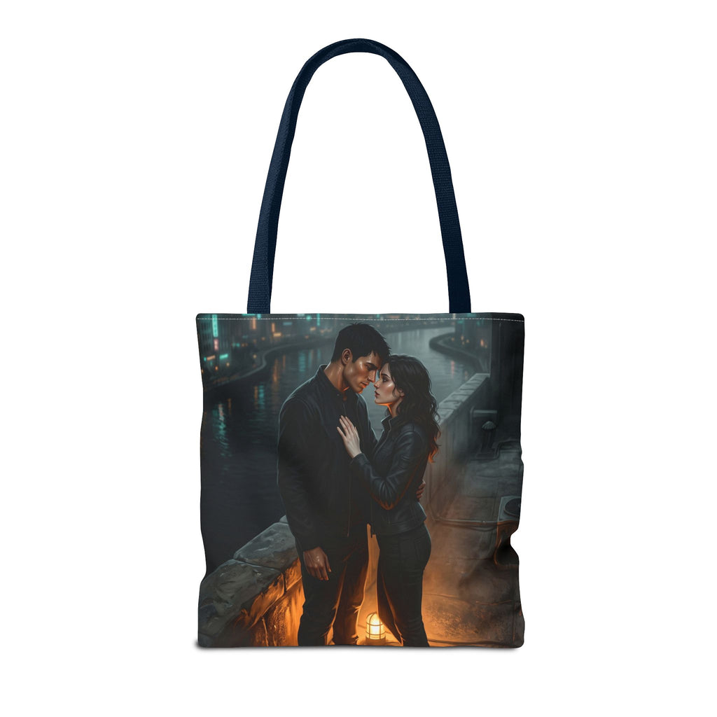 Rooftop Vow Tote Bag - Dark Fantasy Romance Book Bag