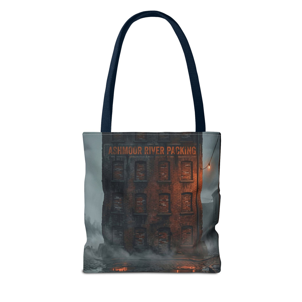 Ashmoor River Packing Tote Bag - Gothic Industrial Book Bag