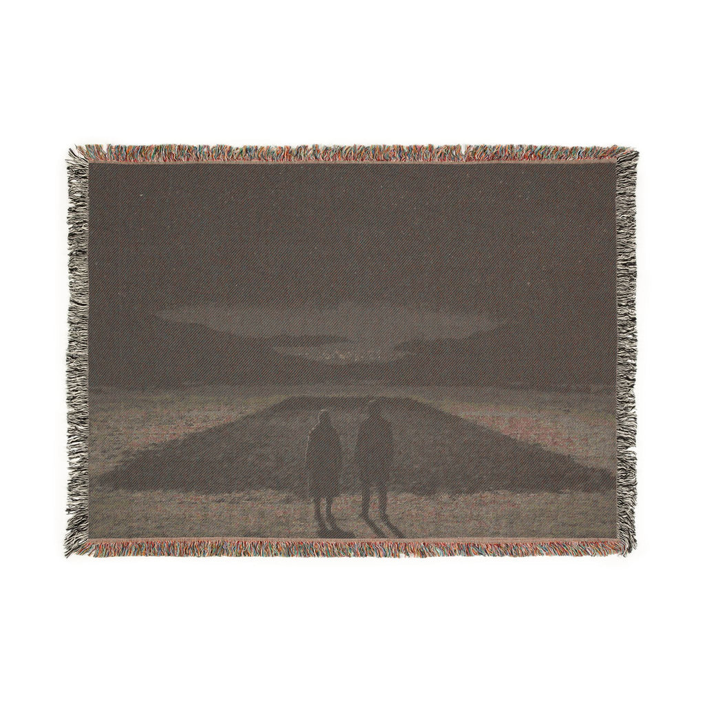 Mass Grave Scene Woven Blanket