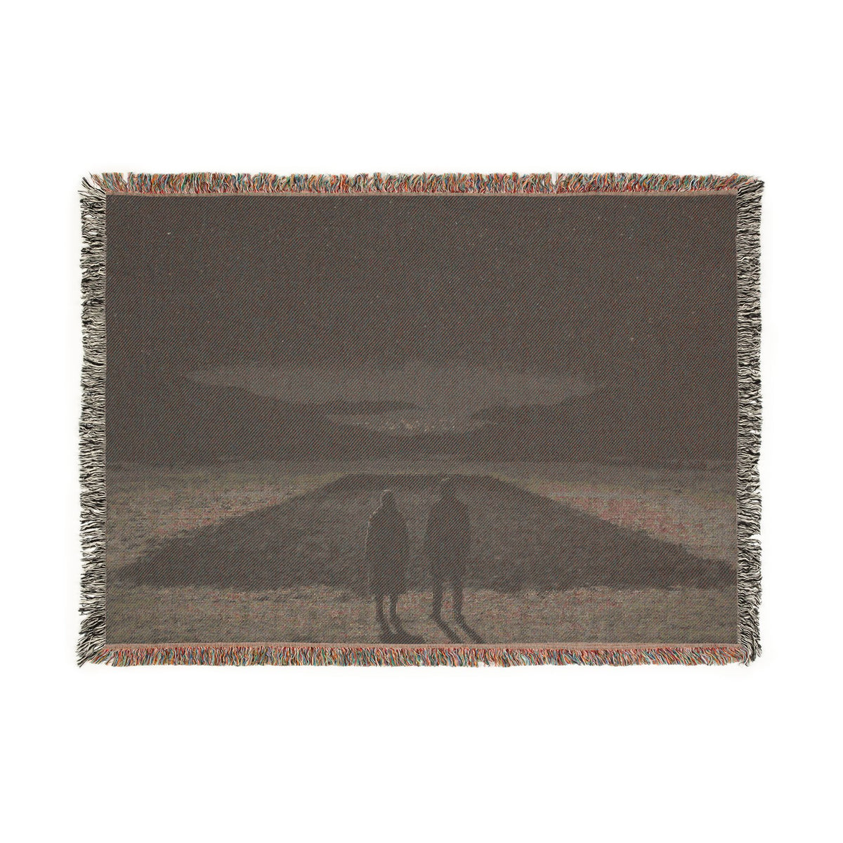Mass Grave Scene Woven Blanket